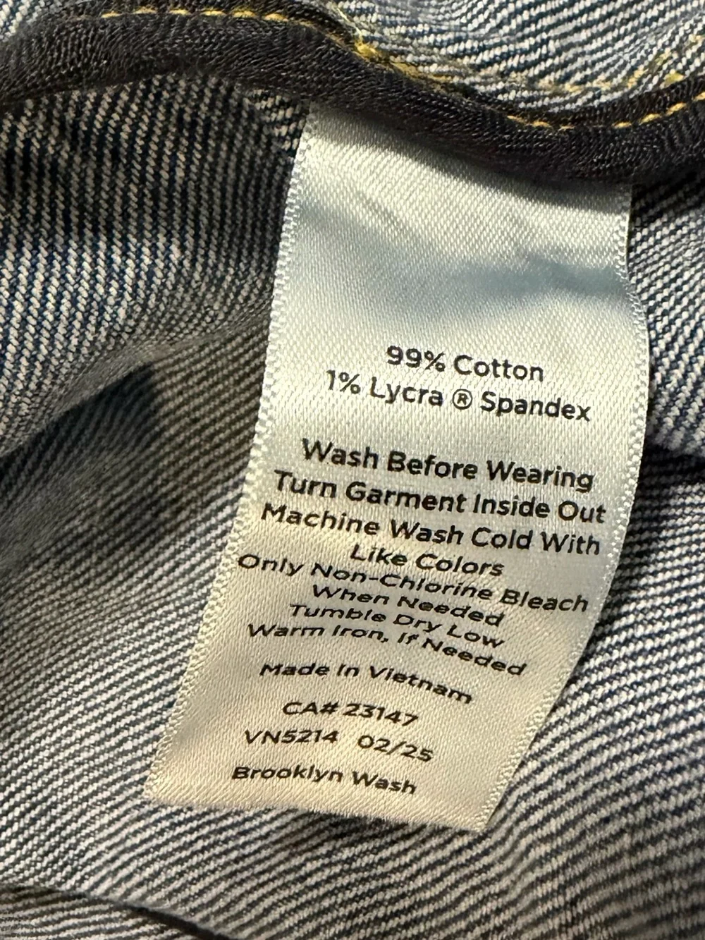Talbots Classic Blue Denim Jacket with Patch Pockets - Picture 7 of 7